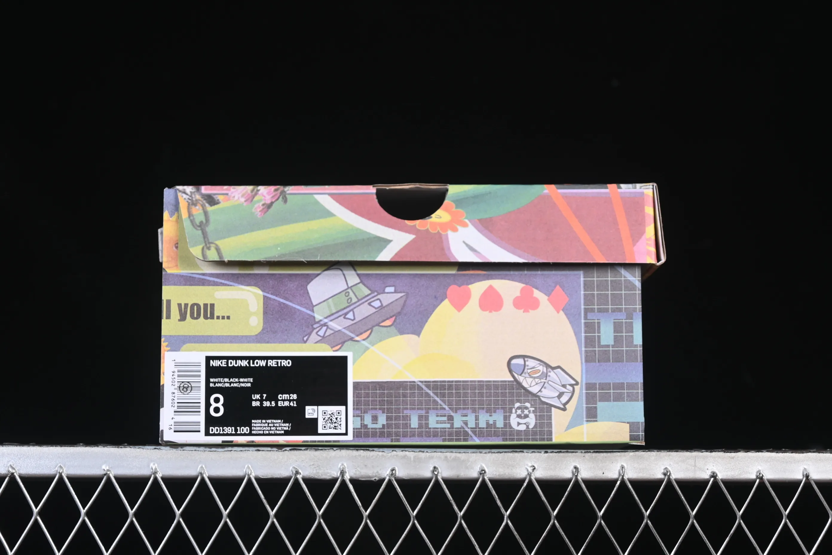 All categories Nk SB Dunk Series Nk SB Dunk Low High-end customized low-top sneakers Nike SB Dunk Low white, black and blue straps low-top casual sneakers DD1391-100